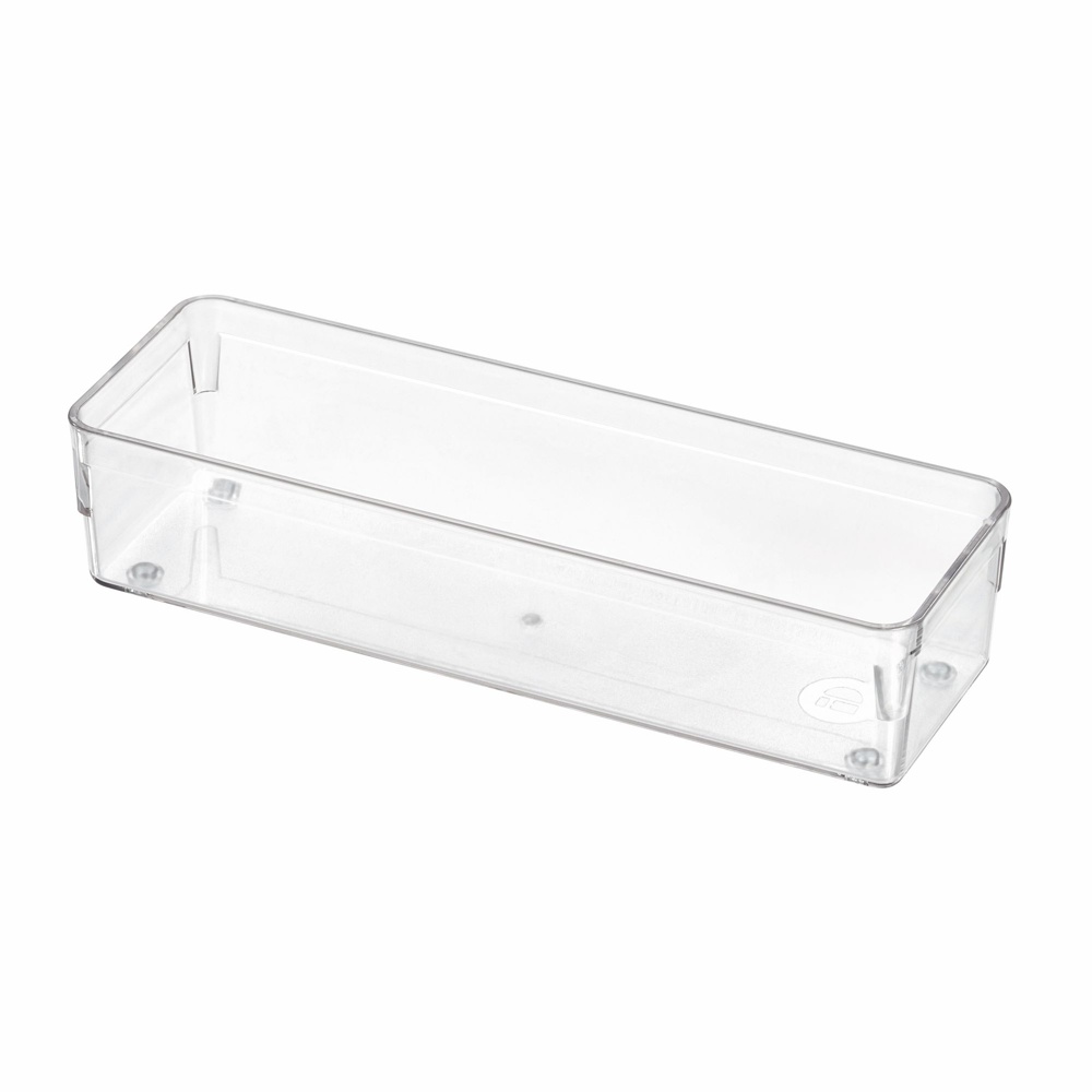 Drawer Organisers, iDESIGN DRAWER SOLUTIONS MEDIUM, 22,9 x 7,6 x H 5,1 cm, Transparent