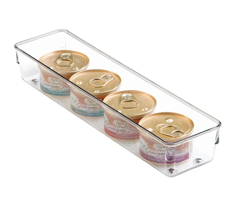 Drawer Organisers, LINUS SHALLOW LARGE, 32,5 x 8,1 x H 5,1 cm, Transparent