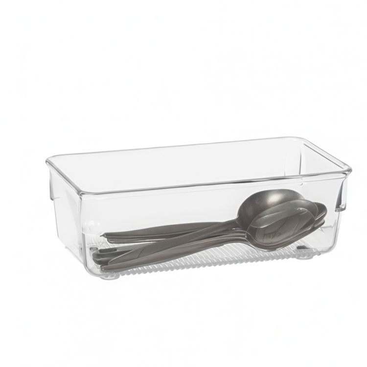Drawer Organisers, LINUS SHALLOW SMALL, 16,3 x 8,1 x H 5,1 cm, Transparent