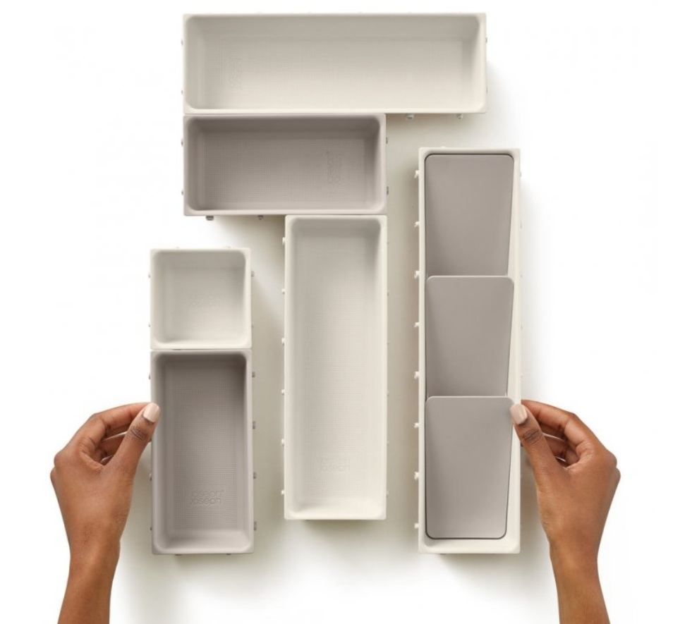 Storage trays, Set of 7, VIVA DRAWER ORGANISER, Joseph Joseph, Shell