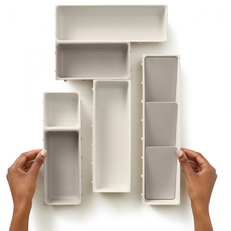 Storage trays, Set of 7, VIVA DRAWER ORGANISER, Joseph Joseph, Shell