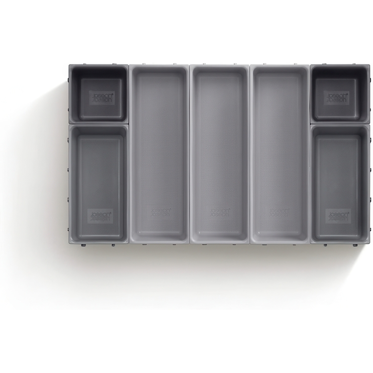 Storage trays, Set of 7, BLOX SMALL DRAWER ORGANISER, Joseph Joseph, Grey