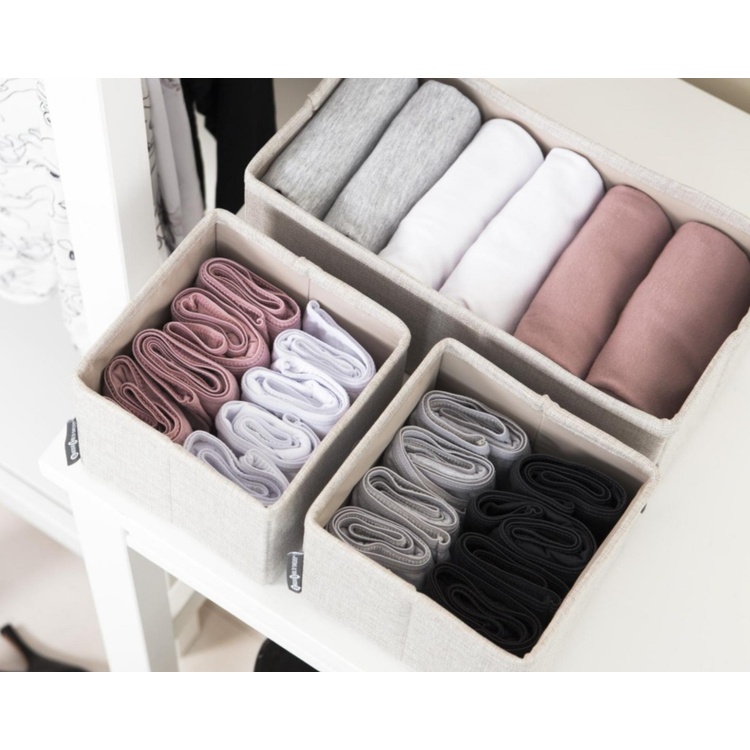 Drawer Organizers, Set of 3, BIGSO SOFT STORAGE