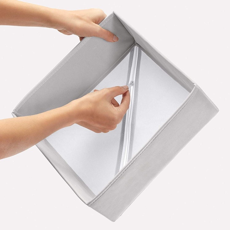 Boxes for sorting, Set with 6, PREMIUM DRAWER ORGANIZERS, Grey
