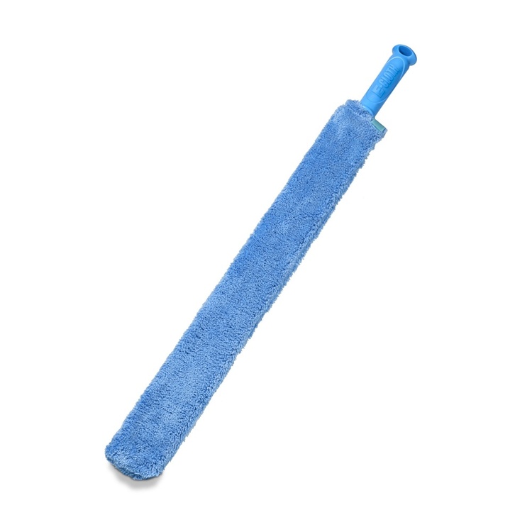 Long and narrow duster, CLEANING & DUSTING WAND,7,5 x H 74 cm, Blue