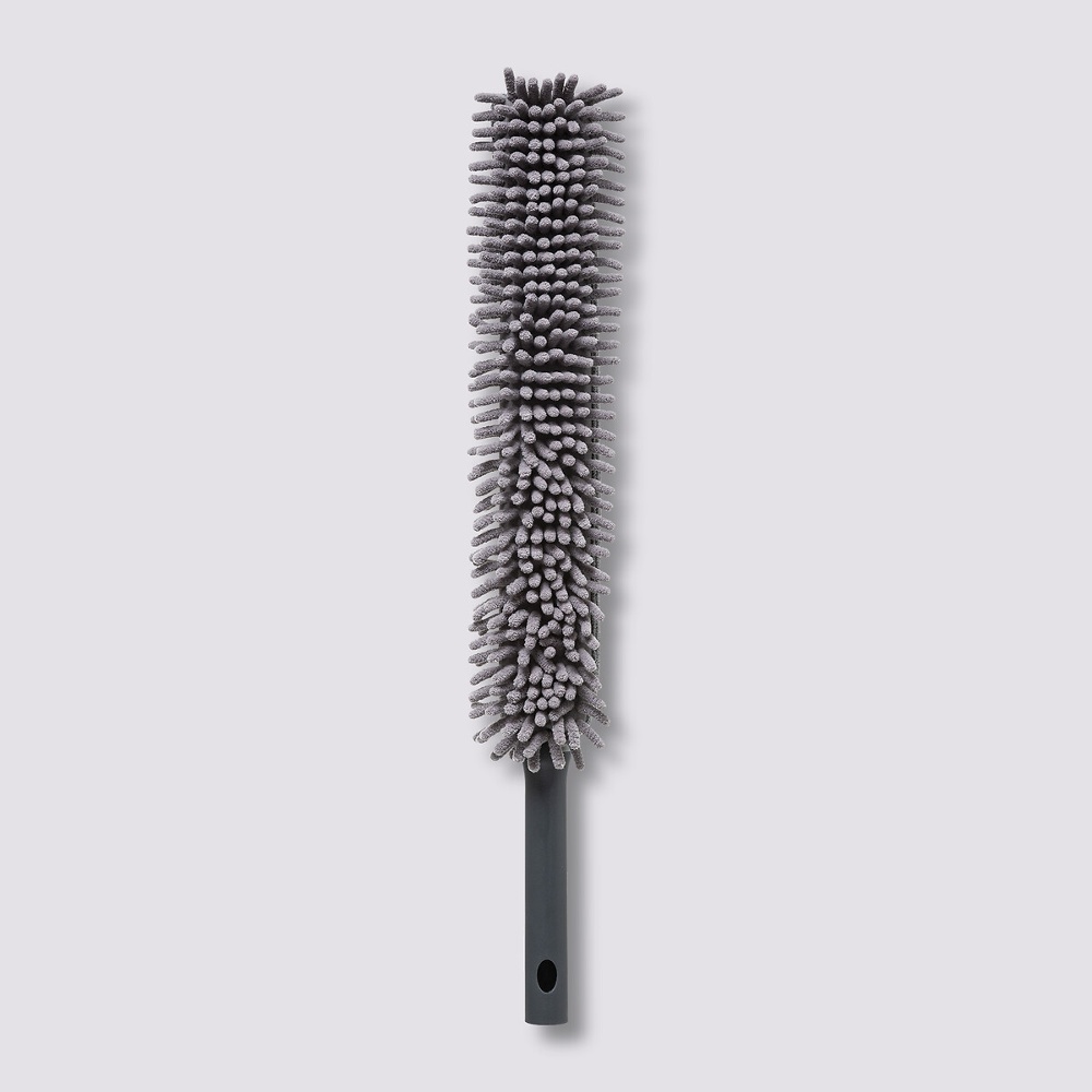  Long and narrow duster, DOUBLE SIDED, 7 x H 62 cm, Grey
