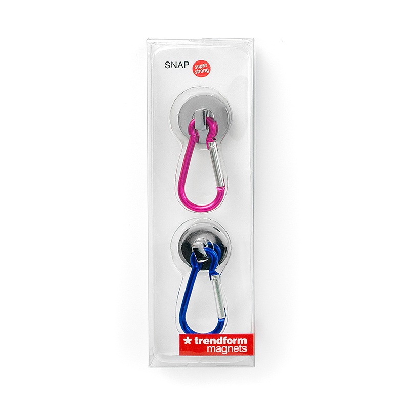 Magnets super strong, Set of 2, SNAP, Blue /pink