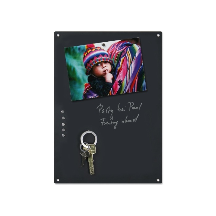 Magnet board A4, BLACKBOARD, 21 x H 30 cm, Black