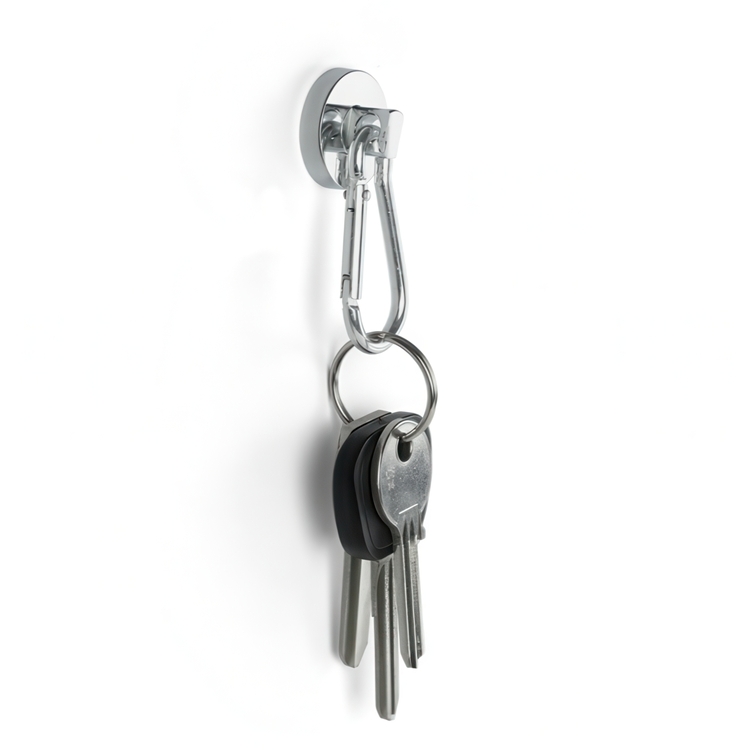 Magnets super strong, SNAP, set of 2, silver