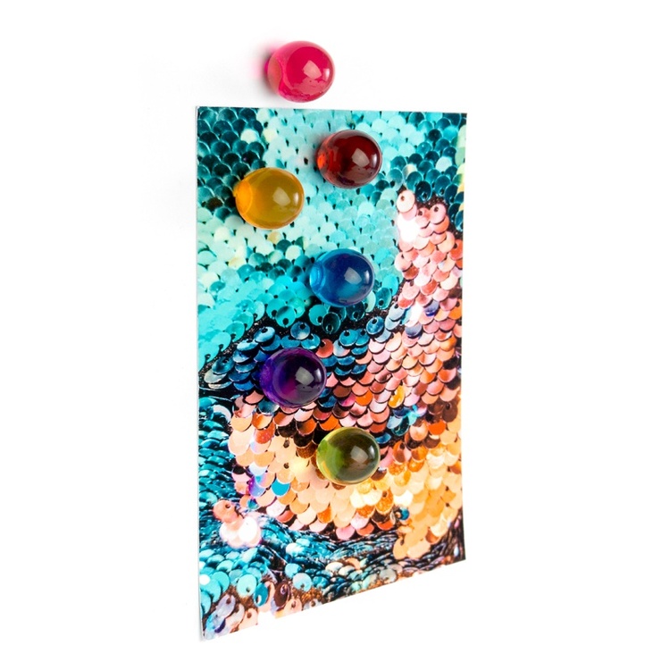 Magnet balls, Set of 6, BOLLA, Ø 1,8 cm, Assorted