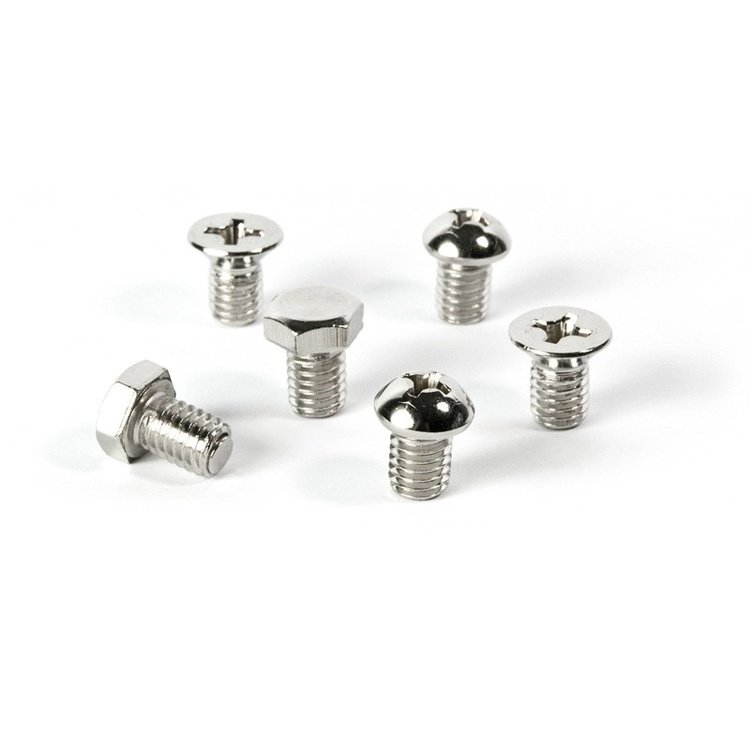 Magnets, Set of 6, SCREW, 1,8 x 1,5 cm, Silver