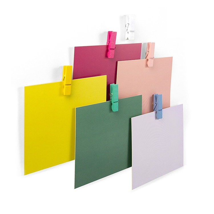 Magnets, set of 6, KOLOR KLIP, assorted