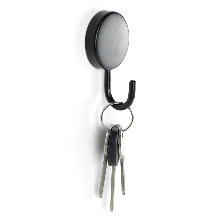 Magnetic hooks, super strong, set of 2, XL STEEL MAMBA, Ø 4 cm