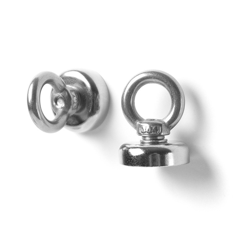 Magnetic rings, CATCH, set of 2, stainless steel