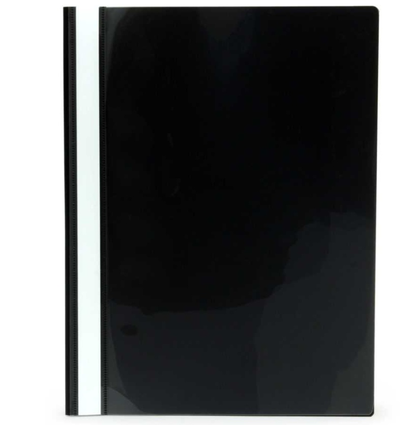 Folder A4, Plastic, OFFERT, Black