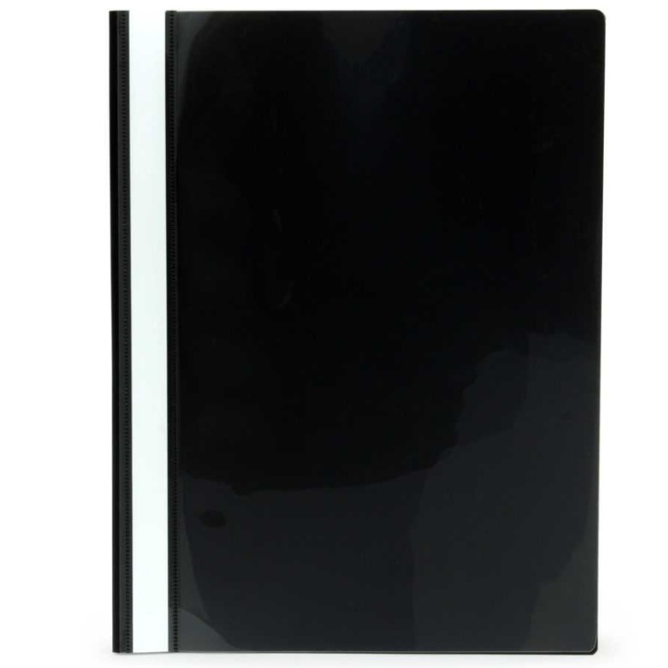 Folder A4, Plastic, OFFERT, Black