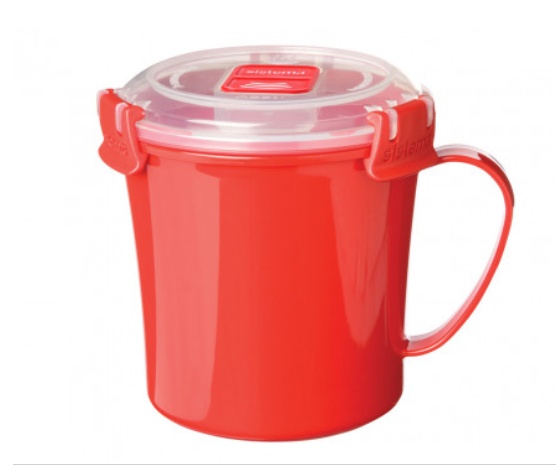 Soup Mug, 66,ml. MICROWAVE , 14 x 11 x H 12 cm, Red