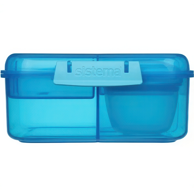 Lunch box with compartments, 1,25 L, SISTEMA BENTO CUBE LUNCH