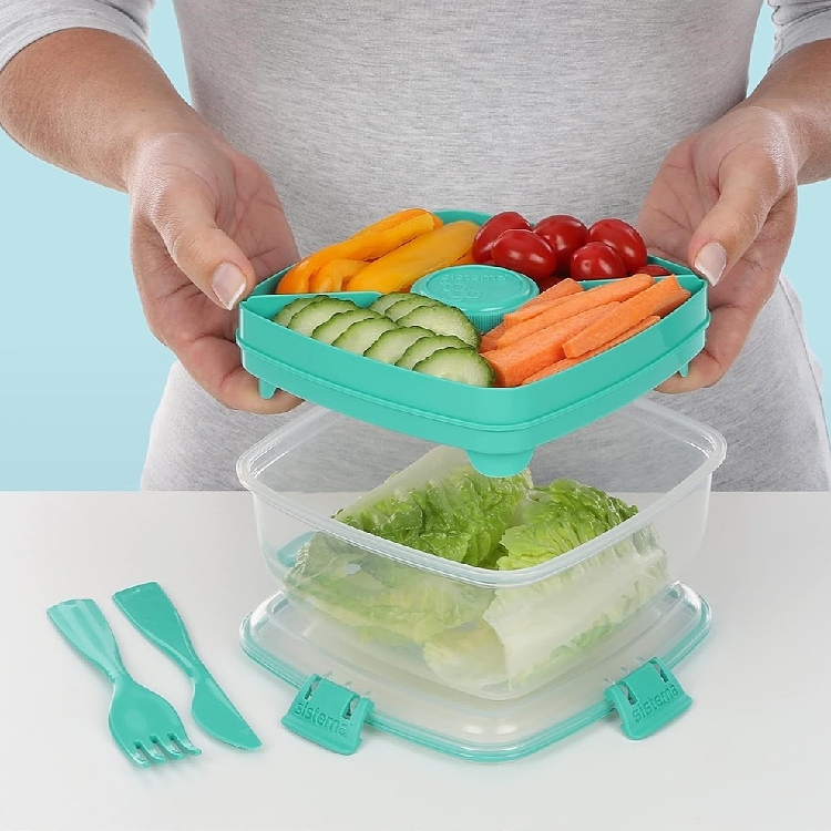 Lunch box for salad 1, 63L, Sistema