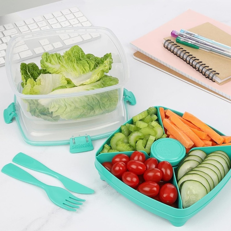 Lunch box for salad 1, 63L, Sistema