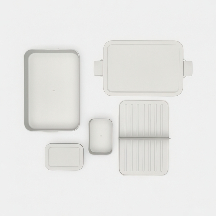 Food storage, 2 L, BRABANTIA MAKE & TAKE LARGE BENTO BOX , 25,5 x 16,7 x H 6,2 cm