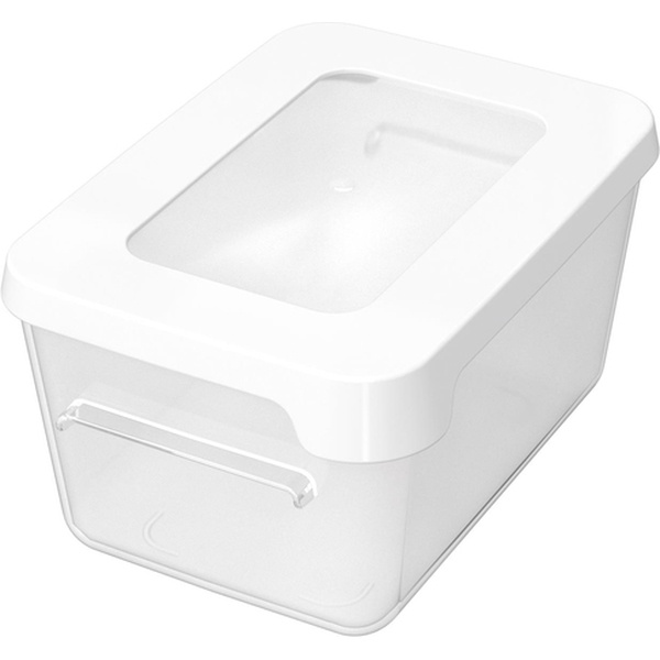 Lunch box, 0.45 L, SMARTSTORE SNACK, Clear / White