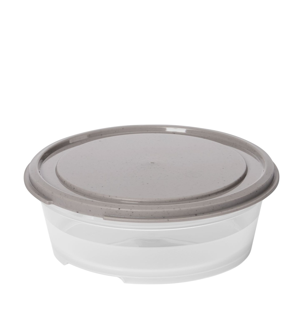 Food storage, Round, 0,3 L, SMARTSTORE SUSTAIN, Transparent /Earl grey 