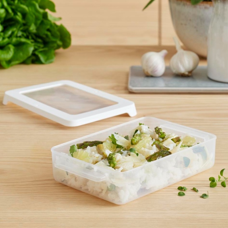 Lunch box, 0,6 L, SMARTSTORE SNACK, Clear White