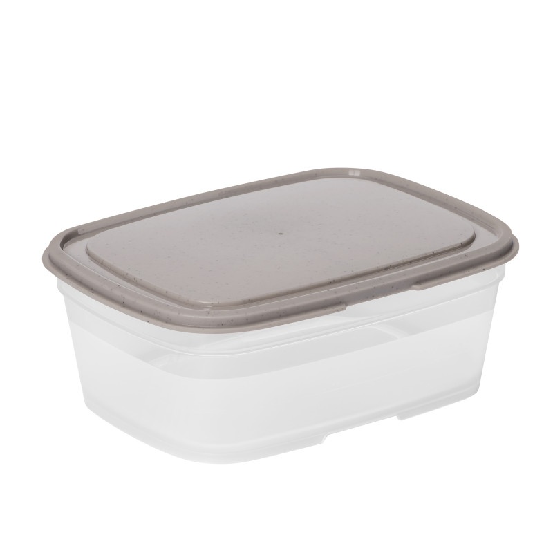 Food storage, 0,8 L, SMARTSTORE SUSTAIN, Transparent / Earl grey
