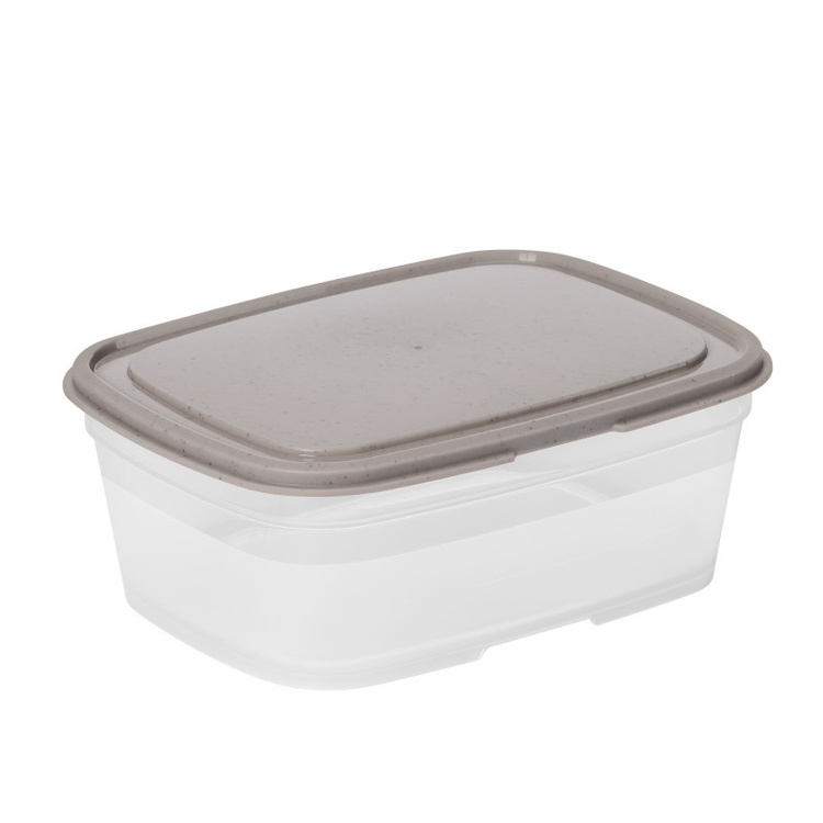 Food storage, 0,8 L, SMARTSTORE SUSTAIN, Transparent / Earl grey