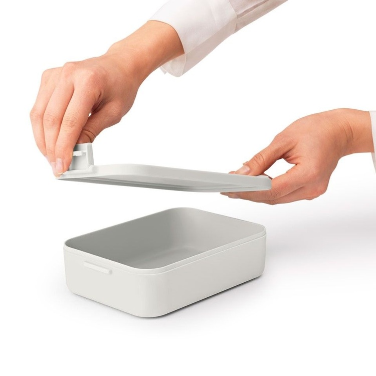 Food storage, 1,1 L, BRABANTIA MAKE & TAKE MEDIUM LUNCH BOX, 20 x 13,5 x H 5,5 cm