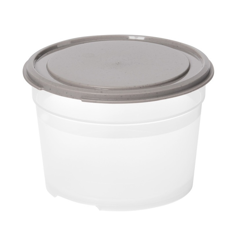 Food storage, Round, 0,6 L, SMARTSTORE SUSTAIN, Transparent / Earl grey