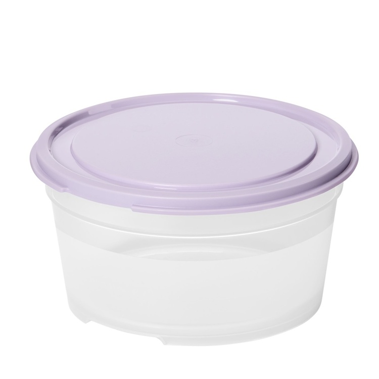 Food storage Round, 0,45 L, SMARTSTORE FRESH, Transparent / Purple