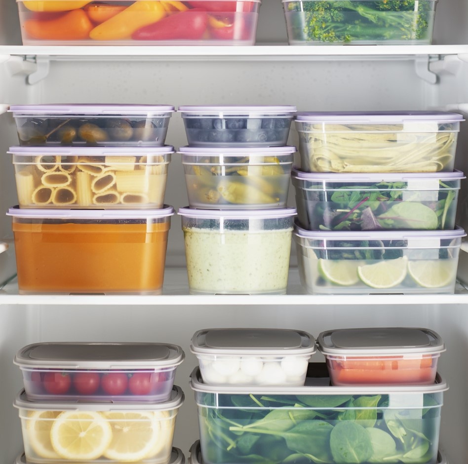 Food storage Round, 0,45 L, SMARTSTORE FRESH, Transparent / Purple