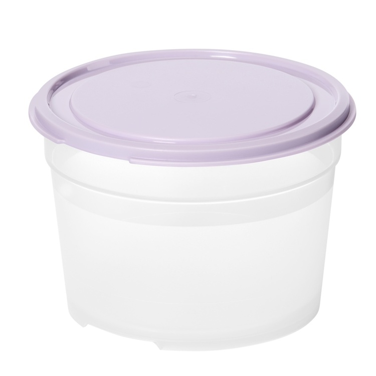 Food storage Round, 0,6 L, SMARTSTORE FRESH, Transparent / Purple