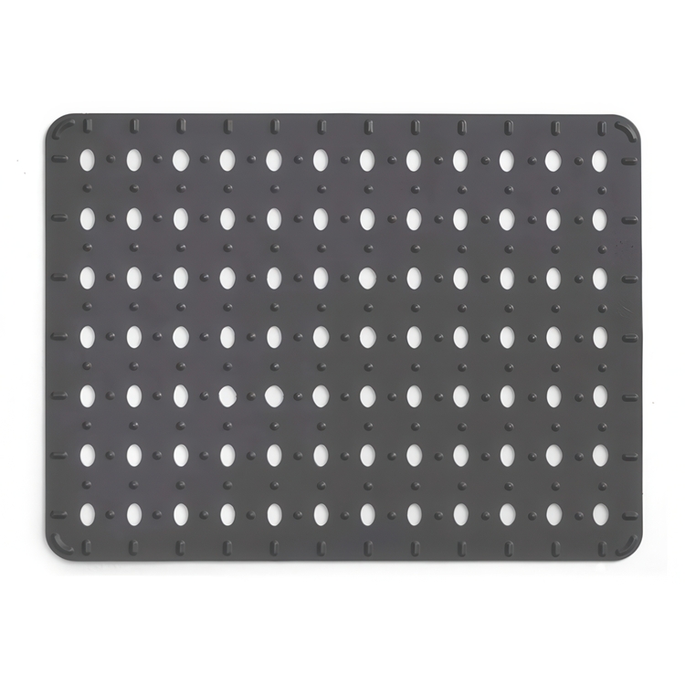 Sink Mat, Rubber, LARGE SALVAPLATOS, 41 x 32 cm, Dark grey