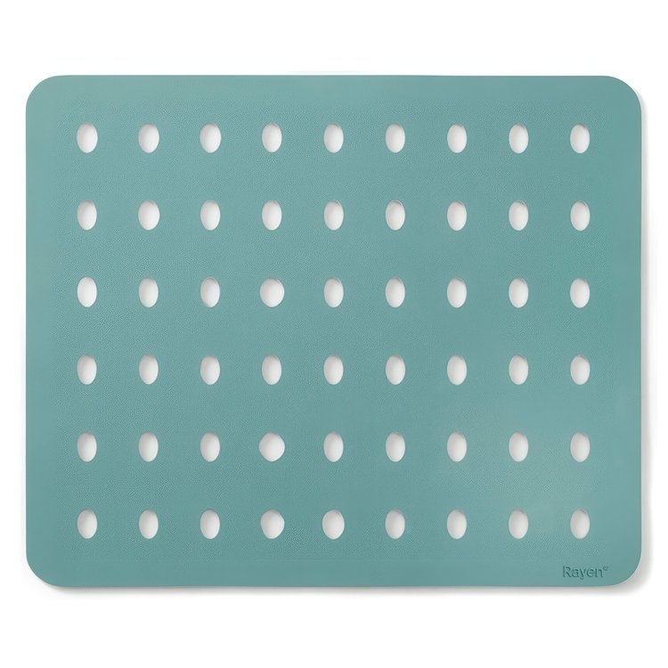 Sink Mat, Rubber, SMALL SALVAPLATOS, 32 x 27,5 cm, Aqua Green