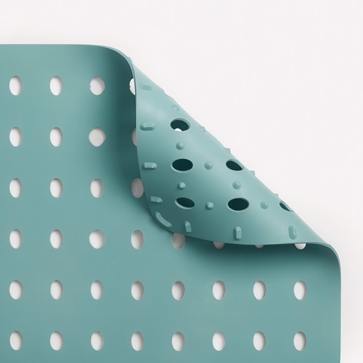 Sink Mat, Rubber, SMALL SALVAPLATOS, 32 x 27,5 cm, Aqua Green