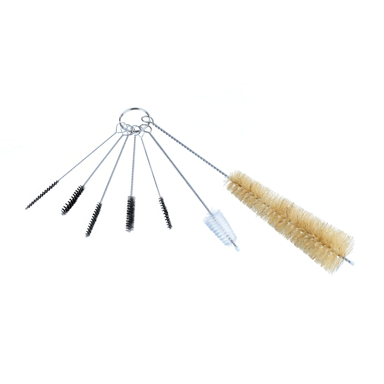 Mini Brushes / Bottle Brushes, Set of 7 different small brushes, BüRSTEN-SET