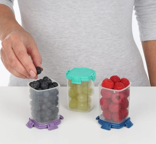Mini containers, Set of 3, 138 ml, MEDIUM KNICK KNACK TO GO, Mix
