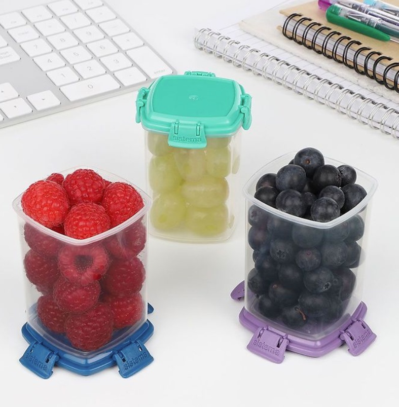 Mini containers, Set of 3, 138 ml, MEDIUM KNICK KNACK TO GO, Mix