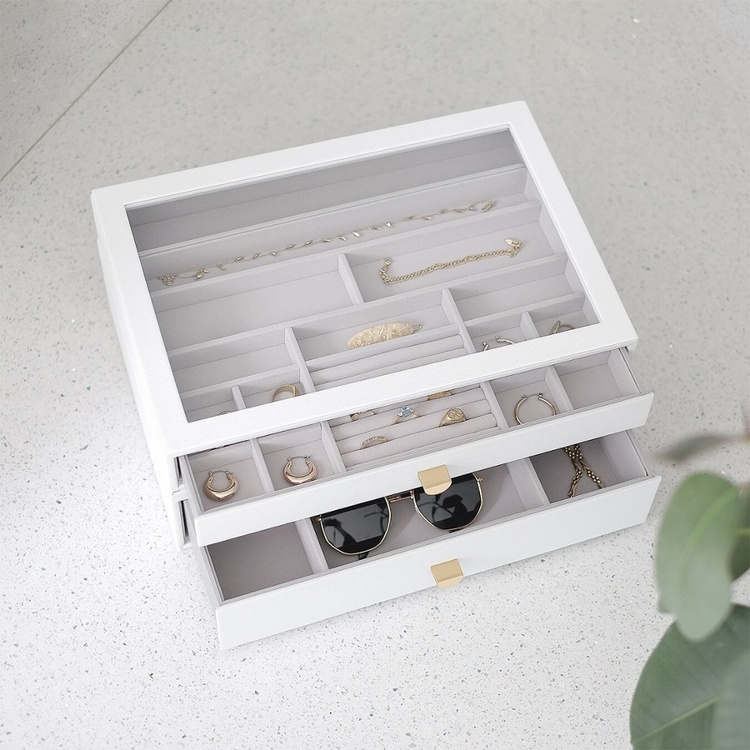Jewellery Box, 2 layers, SUPERSIZE STACKERS DRAWERS