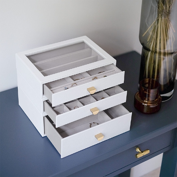 Jewellery Box, 3 layers, CLASSIC STACKERS DRAWERS