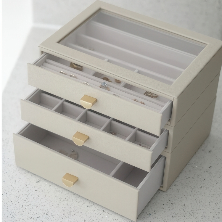 Jewellery Box, 3 layers, CLASSIC STACKERS DRAWERS
