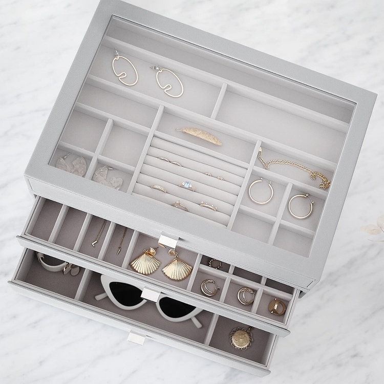 Jewellery Box, 3 layers, SUPERSIZE STACKERS DRAWERS