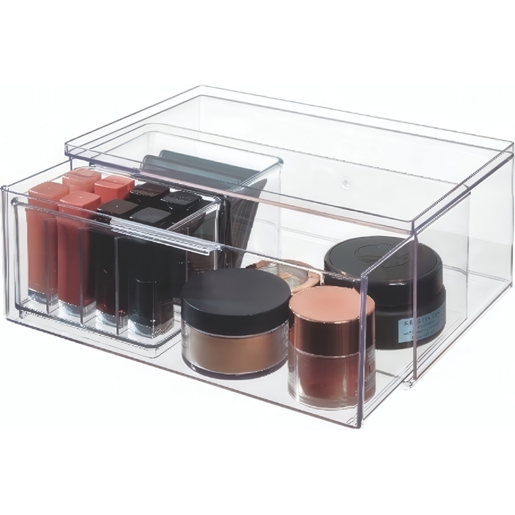 Drawer, Large High, THE HOME EDIT ALL-PURPOSE DRAWER , 26,7 x 17,8 x H 10,8 cm, Clear