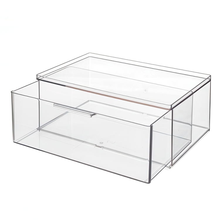 Drawer, Large High, THE HOME EDIT ALL-PURPOSE DRAWER , 26,7 x 17,8 x H 10,8 cm, Clear