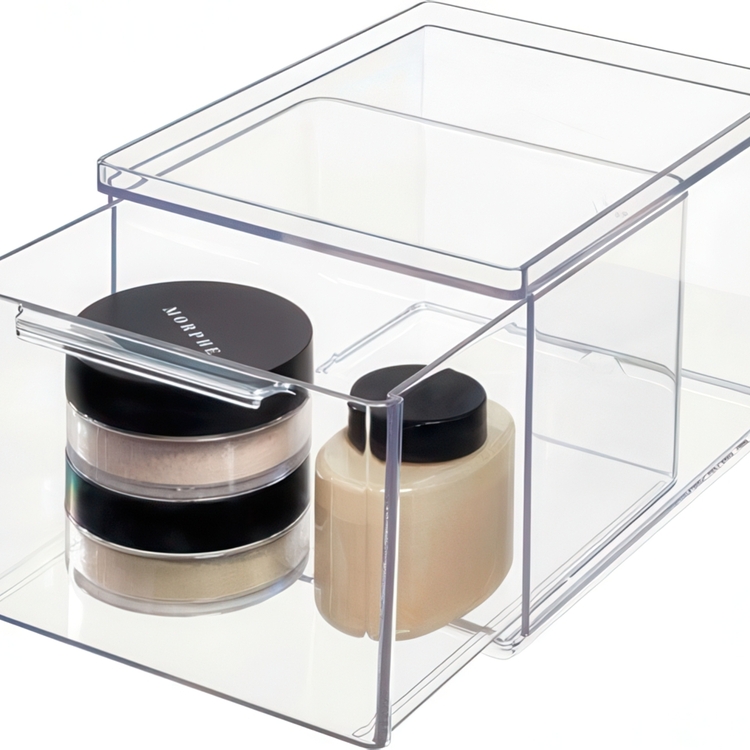 Drawer, Large High, THE HOME EDIT SMALL ALL-PURPOSE DRAWER, 13,3 x 17,8 x H 10,8 cm, Transparent