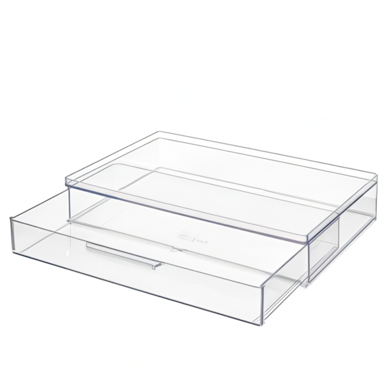 Drawer, Large Shallow, THE HOME EDIT ALL-PURPOSE DRAWER , 26,7 x 17,8 x H 5,1 cm, Clear