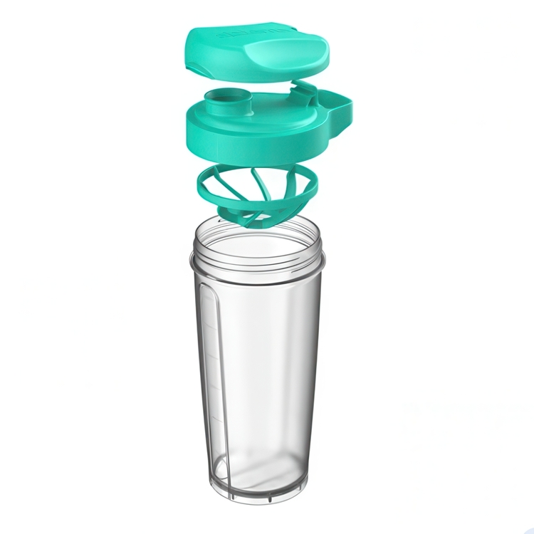 Shaker 0, 75L, Sistema